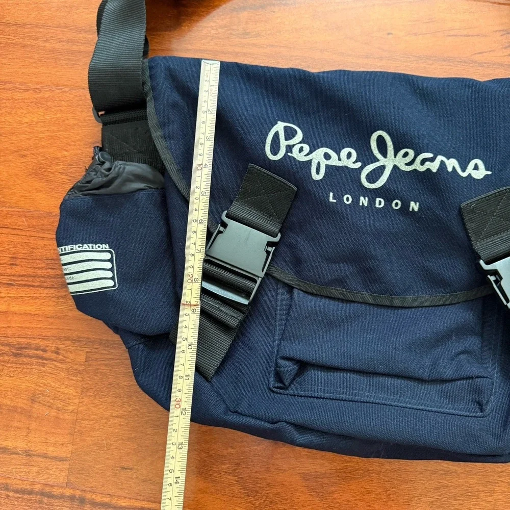 Pepe Jeans London Messenger Bag Navy Blue
